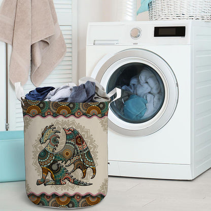 Mandala Dragon Pattern - Dragon Storage Basket
