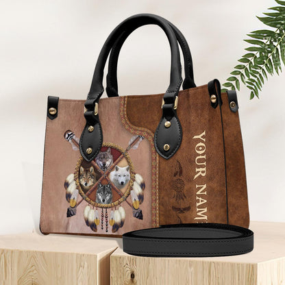 Native Blood - Personalized American Indian Leather Handbag