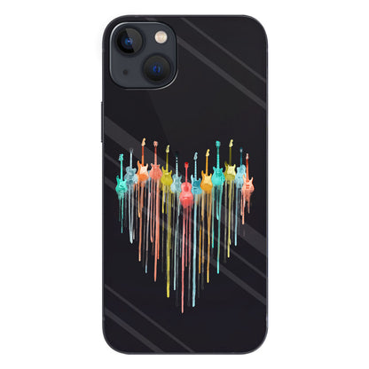 Colorful Guitars - Guitar Clear Phone Case