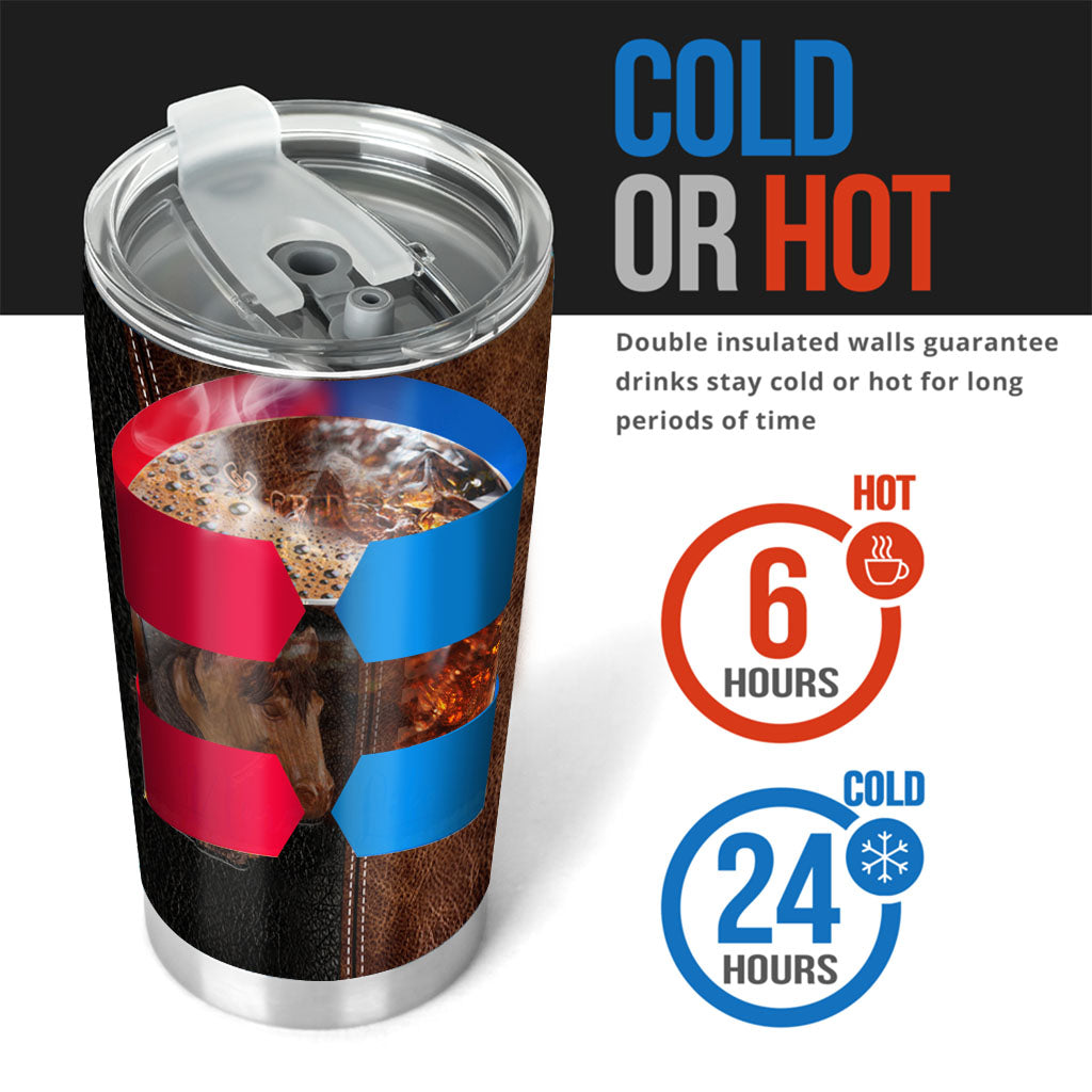 Ride More Worry Less - Personalized Horse Tumbler