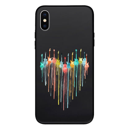 Colorful Guitars - Guitar Clear Phone Case