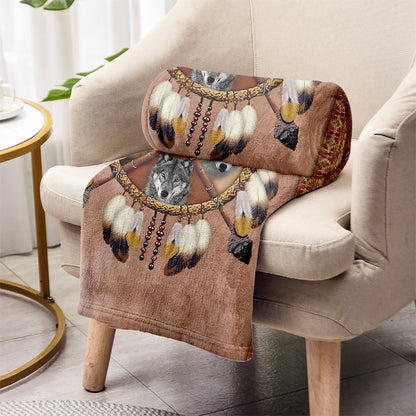 Native Blood - Personalized American Indian Blanket