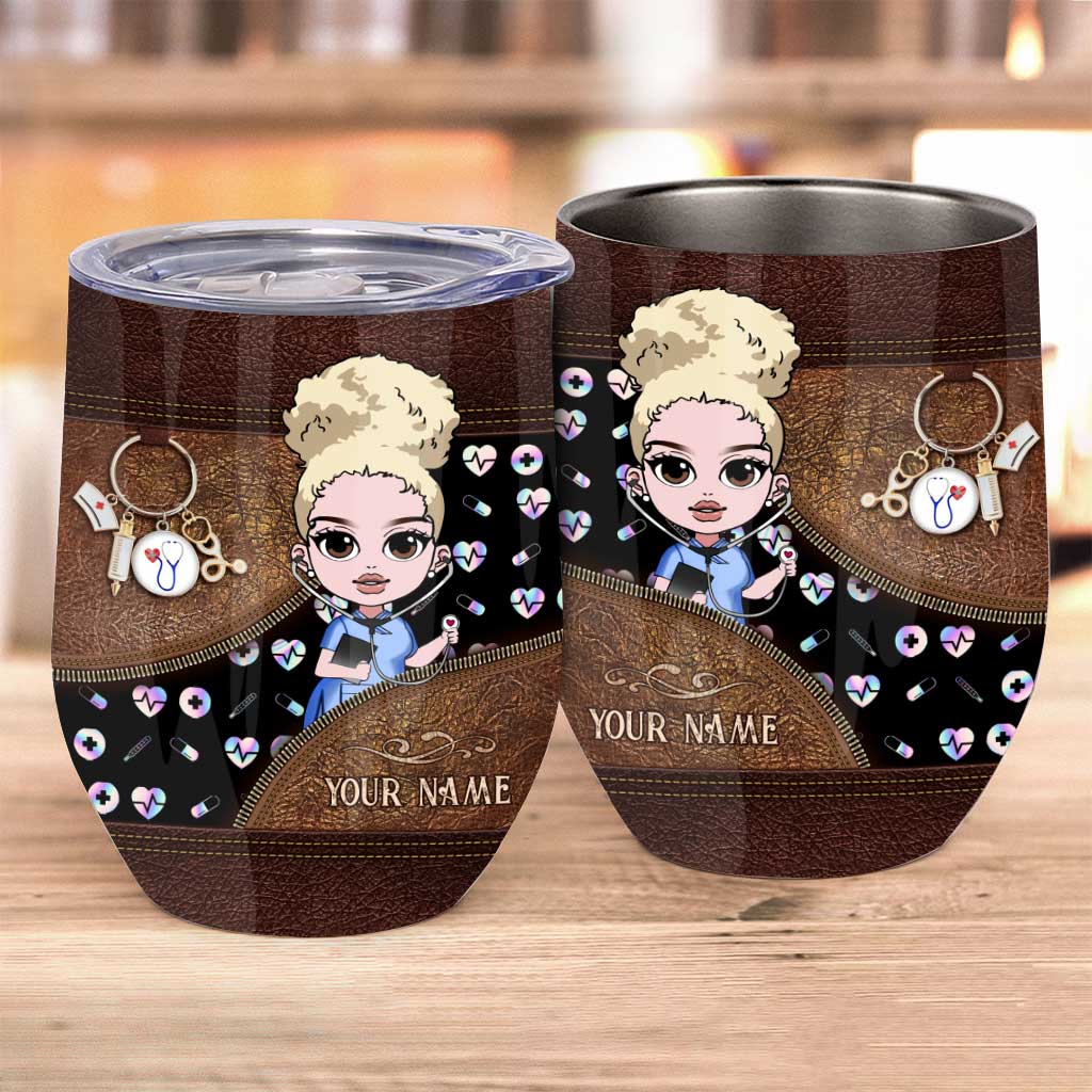 Nurse Life - Personalized Nurse Wine Tumbler
