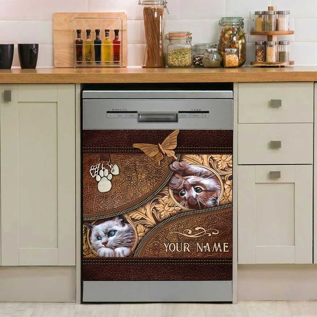 Love Cats - Personalized Cat Dishwasher Cover