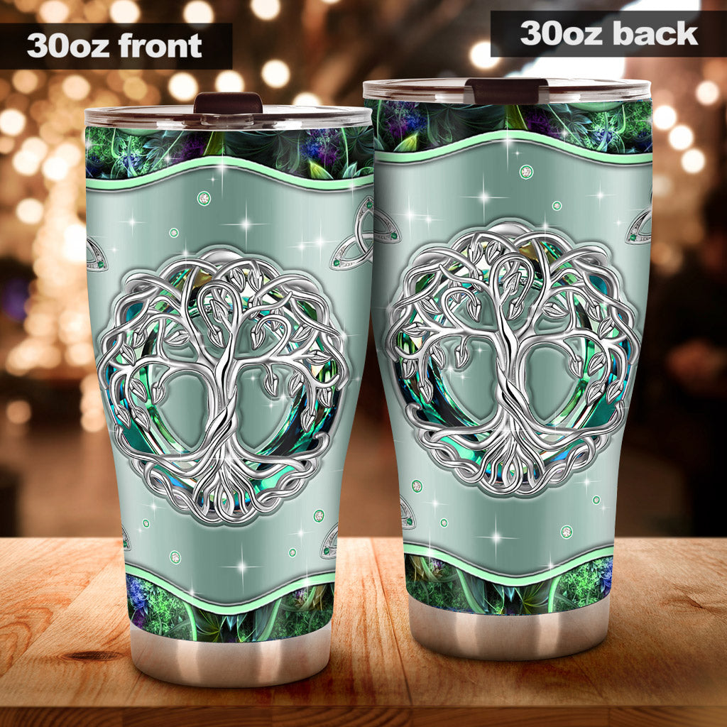 Tree Of Life Celtic Knot - Irish Tumbler