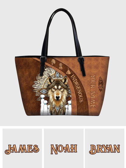 Indigenous - Personalized American Indian Leather Bag