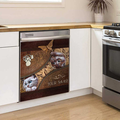 Love Cats - Personalized Cat Dishwasher Cover