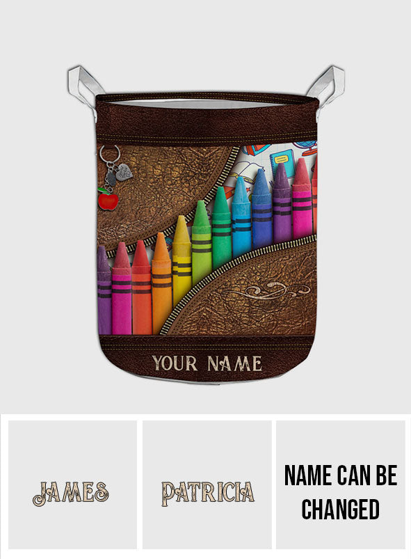 Teach Love Inspire - Personalized Teacher Storage Basket