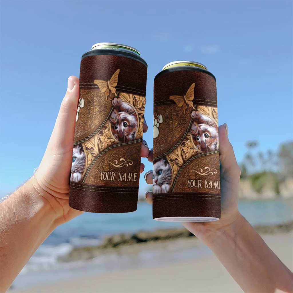 Love Cats - Personalized Cat Can Cooler