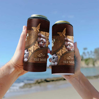 Love Cats - Personalized Cat Can Cooler