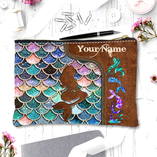 Mermaid - Personalized Mermaid Pouch