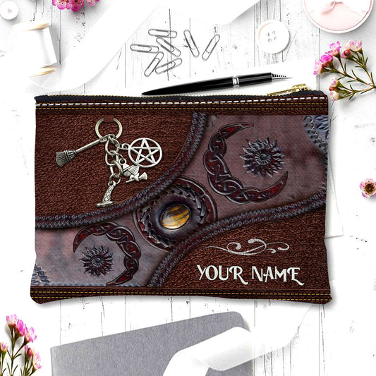 Triple Moon - Personalized Witch Pouch