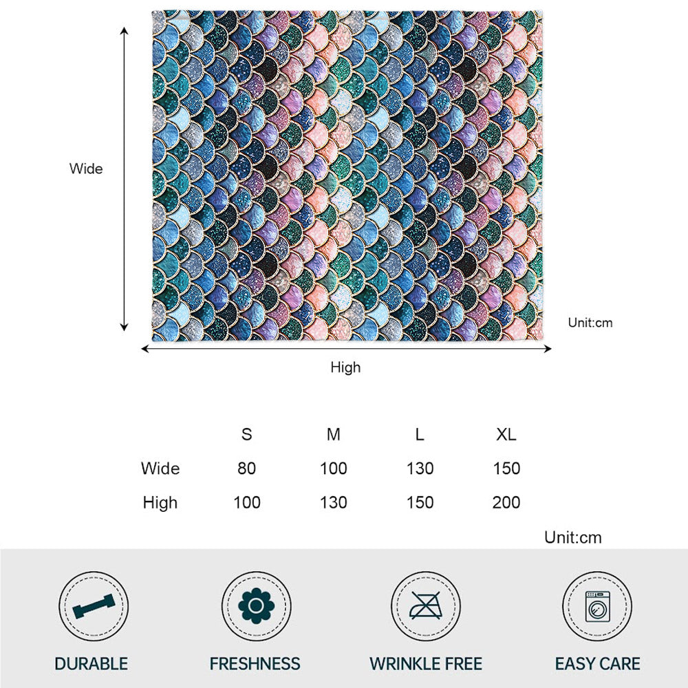 Mermaid Scales - Mermaid Blanket