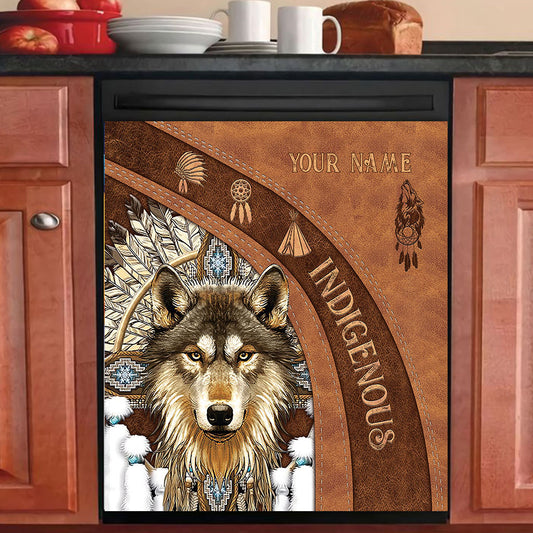 Indigenous - Personalized American Indian Dishwasher Cover