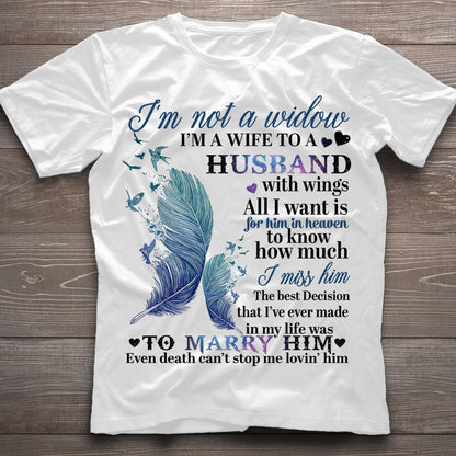 I'm Not A Widow - Memorial T-shirt And Hoodie