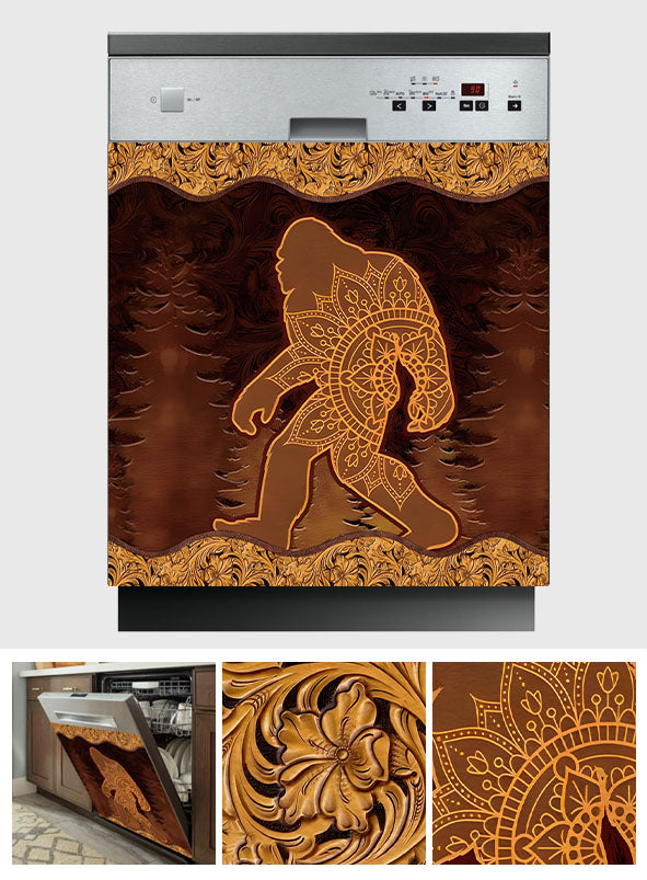 Believer - Bigfoot Dishwasher Cover