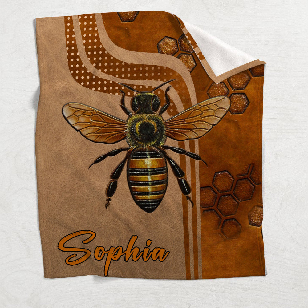 Love Bee - Personalized Bee Blanket
