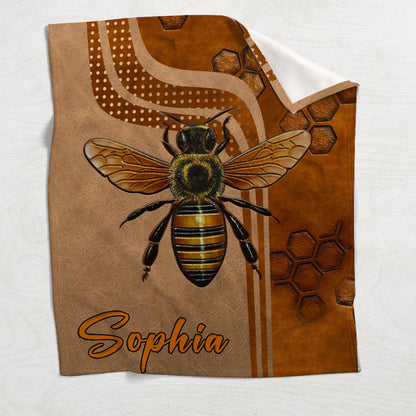 Love Bee - Personalized Bee Blanket