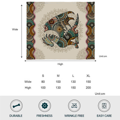 Mandala Dragon Pattern - Dragon Blanket