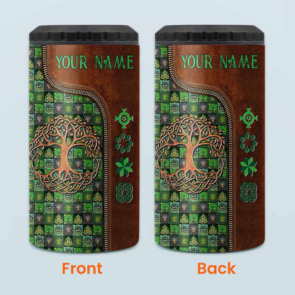 Tree Of Life - Personalized Irish Can Cooler