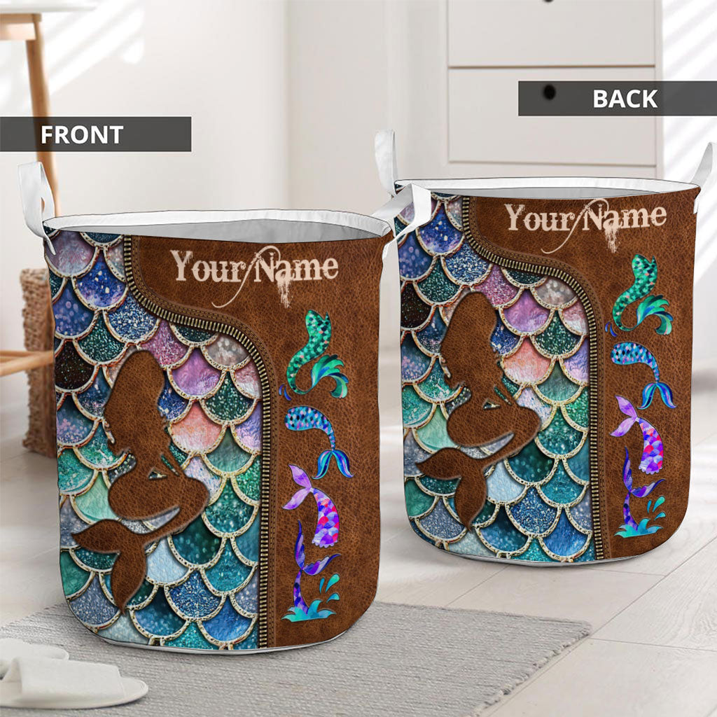 Mermaid - Personalized Mermaid Storage Basket