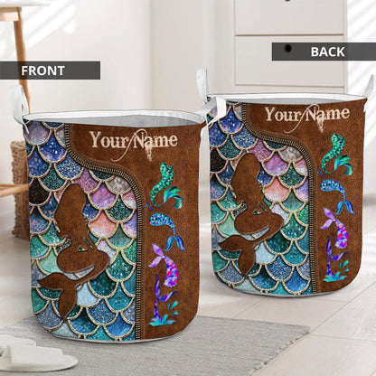 Mermaid - Personalized Mermaid Storage Basket
