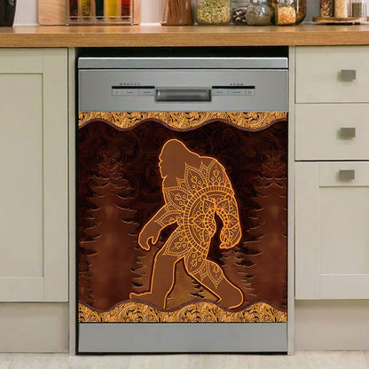 Believer - Bigfoot Dishwasher Cover