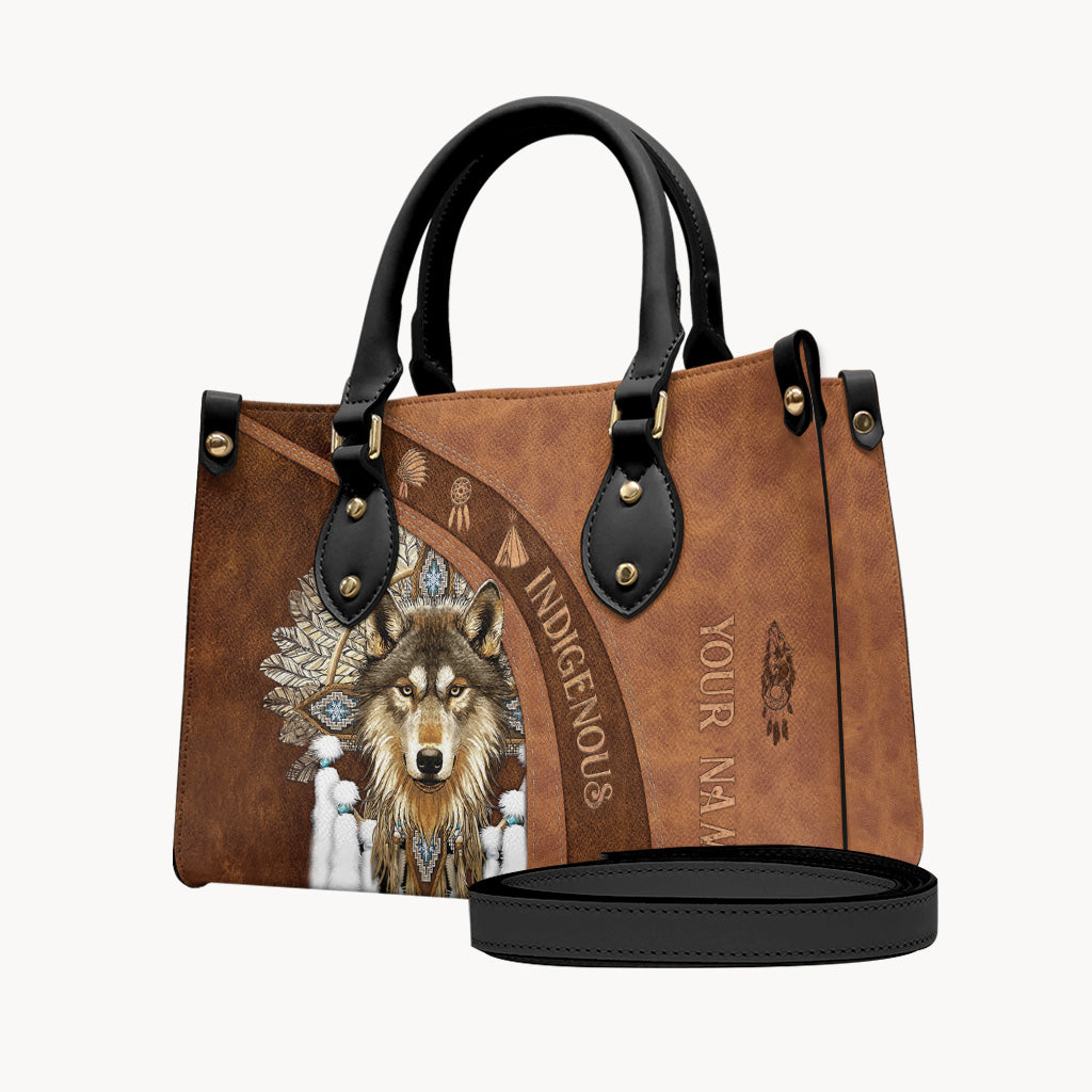 Indigenous - Personalized American Indian Leather Handbag