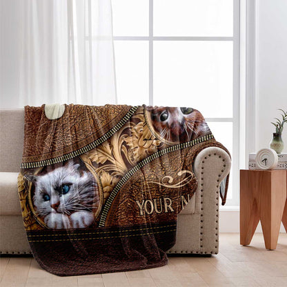 Love Cats - Personalized Cat Blanket
