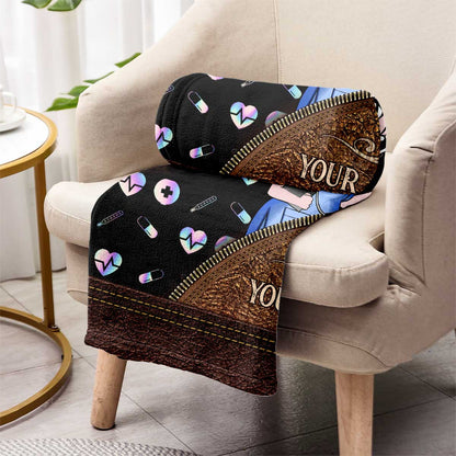 Nurse Life - Personalized Nurse Blanket