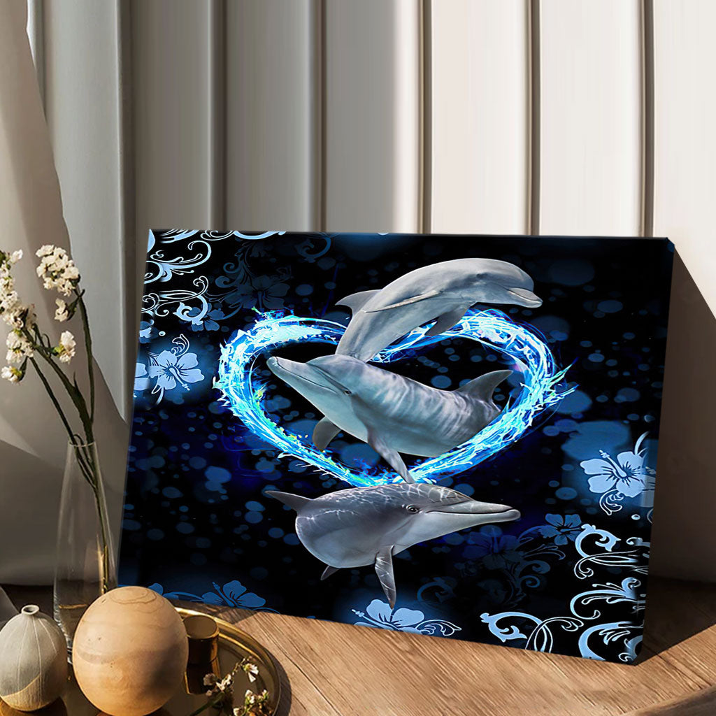 Dolphin Lover - Dolphin Canvas And Poster