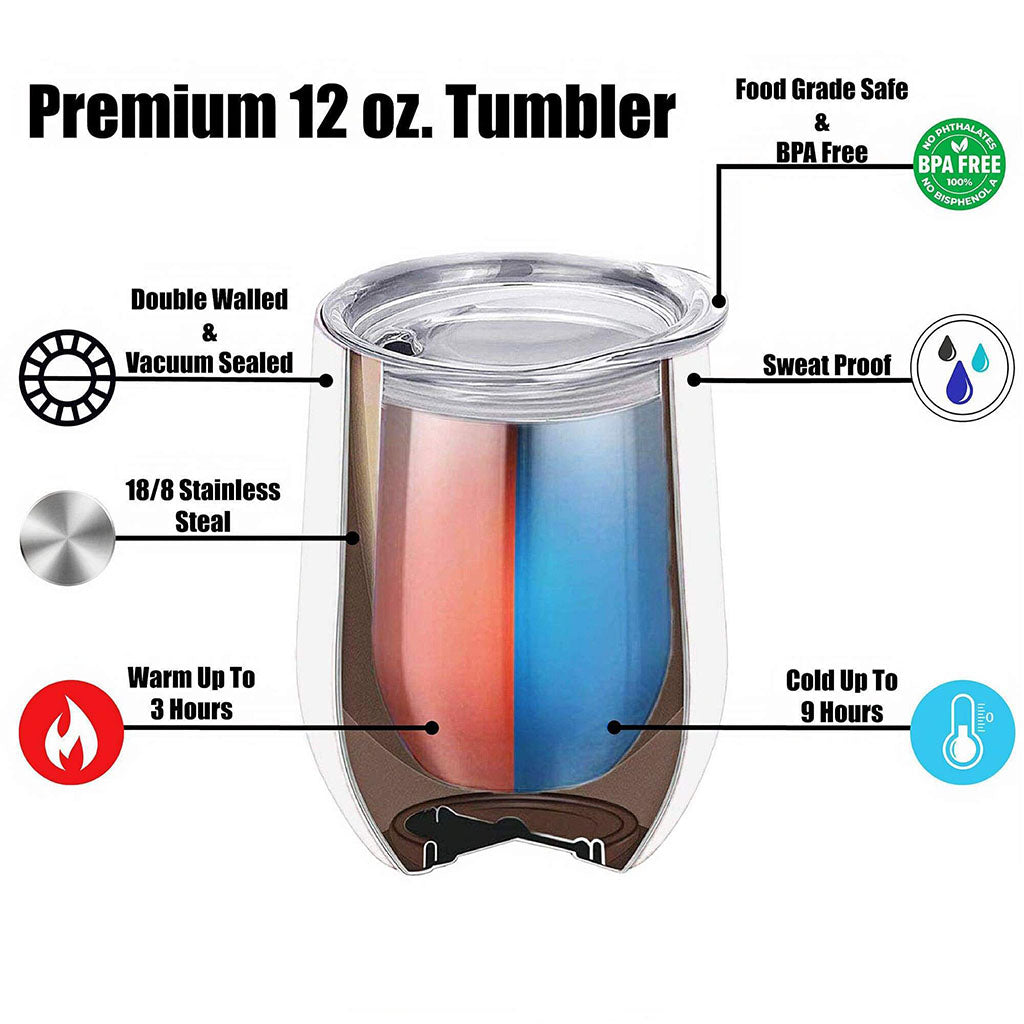 Teach Love Inspire - Personalized Teacher Wine Tumbler