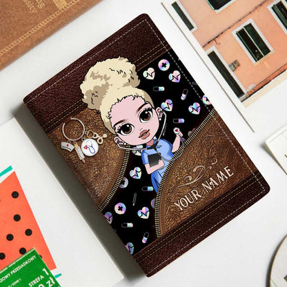 Nurse Life - Personalized Nurse Passport Holder