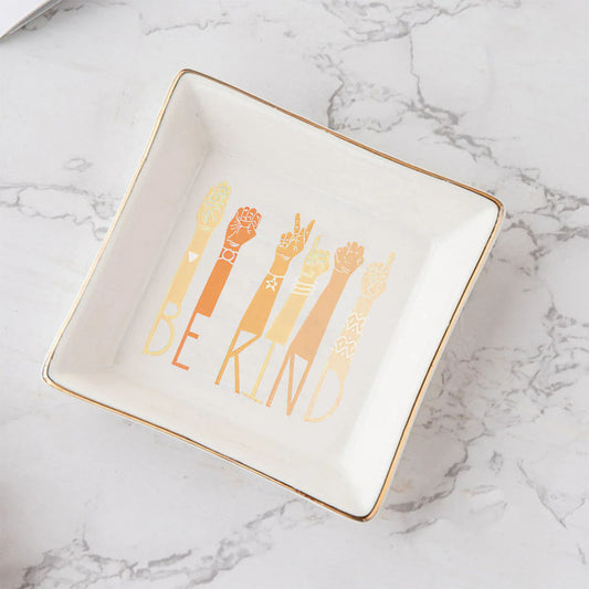 Be Kind - ASL Jewelry Dish