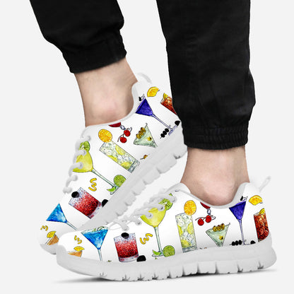 Cocktails Pattern - Bartender Sneakers