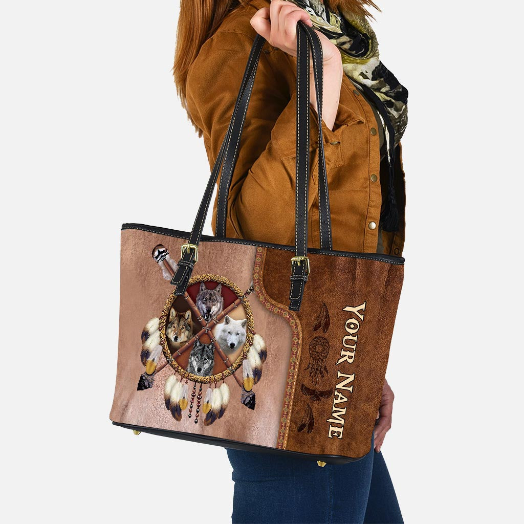 Native Blood - Personalized American Indian Leather Bag