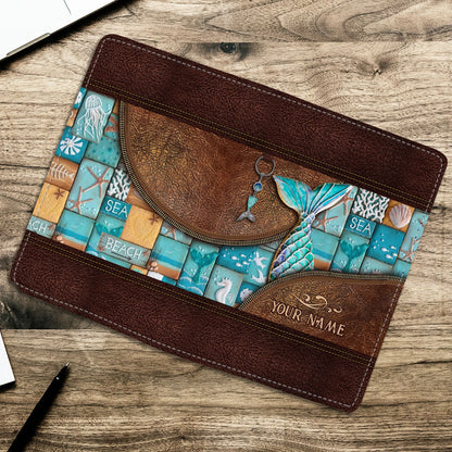 Love Mermaid - Personalized Mermaid Passport Holder