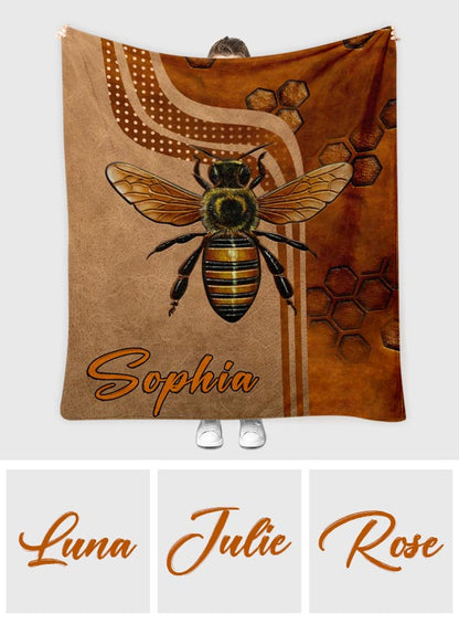 Love Bee - Personalized Bee Blanket