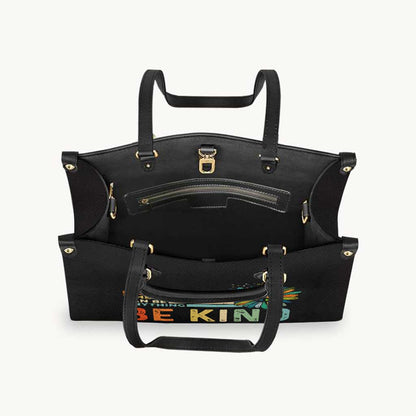 Be Kind - Hippie Leather Handbag