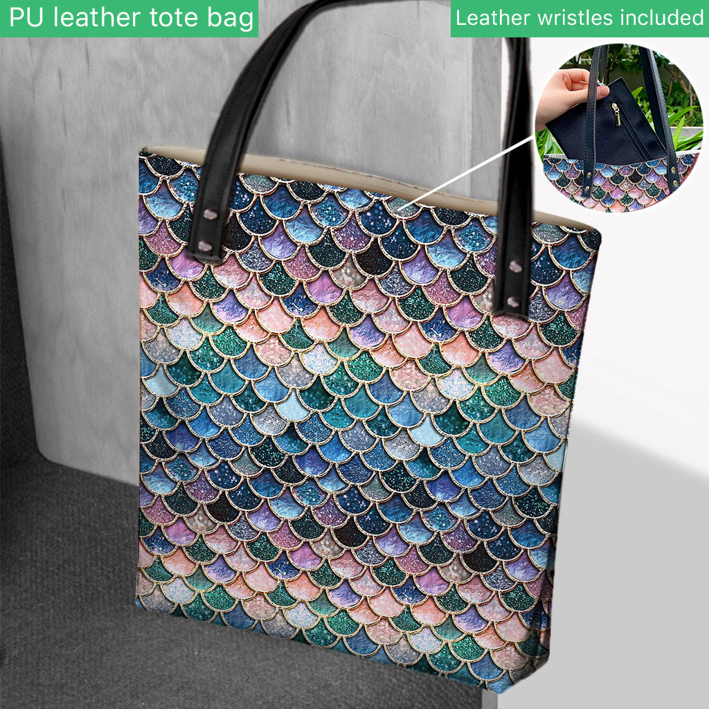 Mermaid Scales - Mermaid Tote Bag