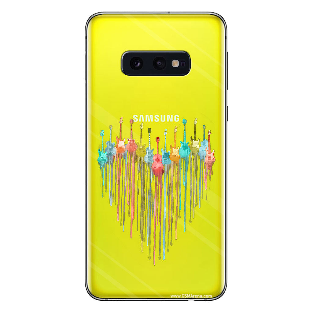 Colorful Guitars - Guitar Clear Phone Case