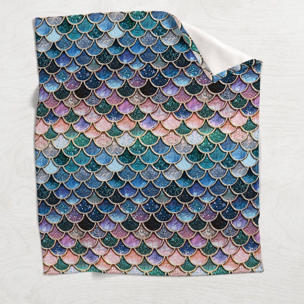 Mermaid Scales - Mermaid Blanket