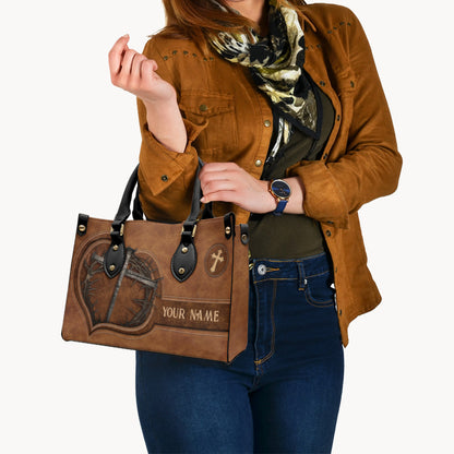 Have Faith - Personalized Christian Leather Handbag
