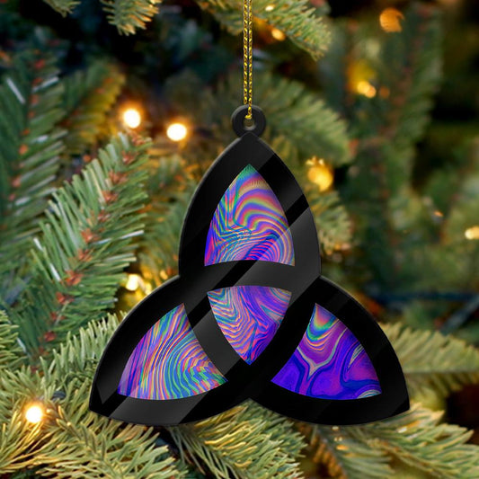 Magic Triquetra - Witch Ornament (Printed On Both Sides) 1022