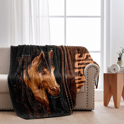 Ride More Worry Less - Personalized Horse Blanket