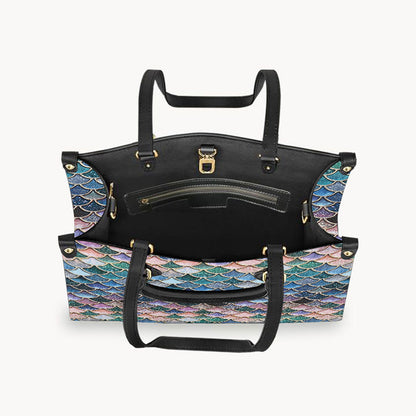 Mermaid Scales - Mermaid Leather Handbag