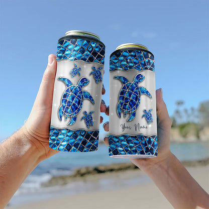 Love Turtles - Personalized Turtle Can Cooler
