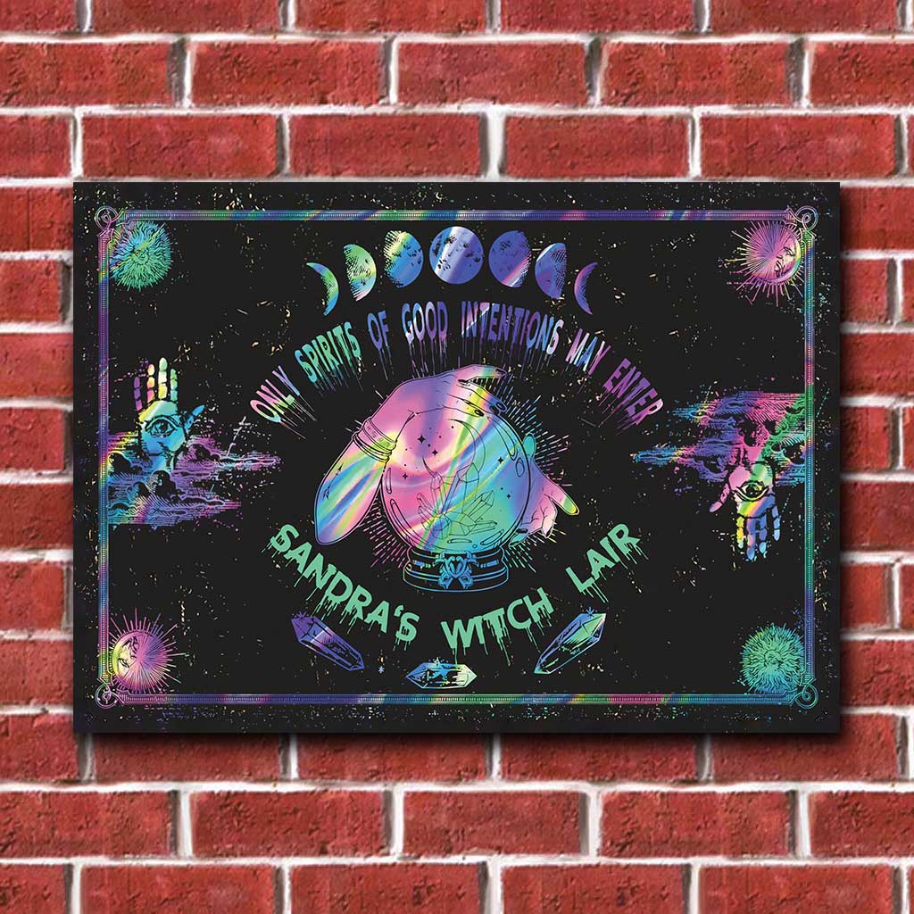 Only Spirits Of Good Intentions May Enter - Personalized Witch ...