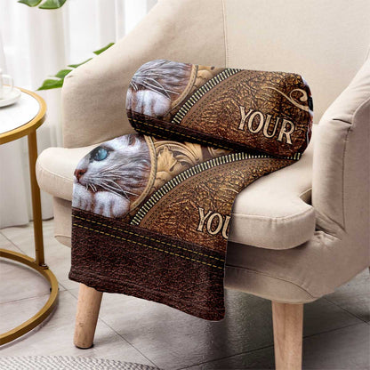 Love Cats - Personalized Cat Blanket