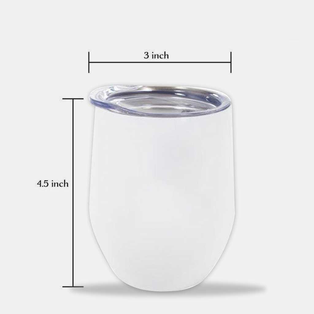 I May Stagger But Not Drunk - Personalized Fibromyalgia Awareness Wine Tumbler